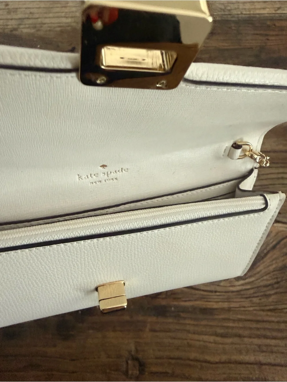 Kate Spade New York PHOEBE STRAW TURNLOCK WALLET-ON-CHAIN